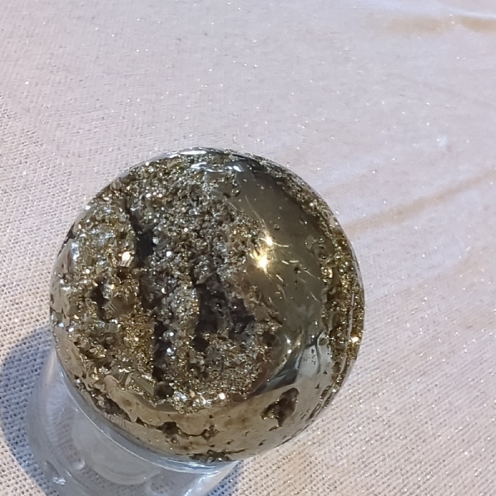 Pyrite Mineral Sphere, Peru